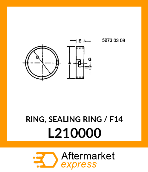 RING, SEALING RING / F14 L210000