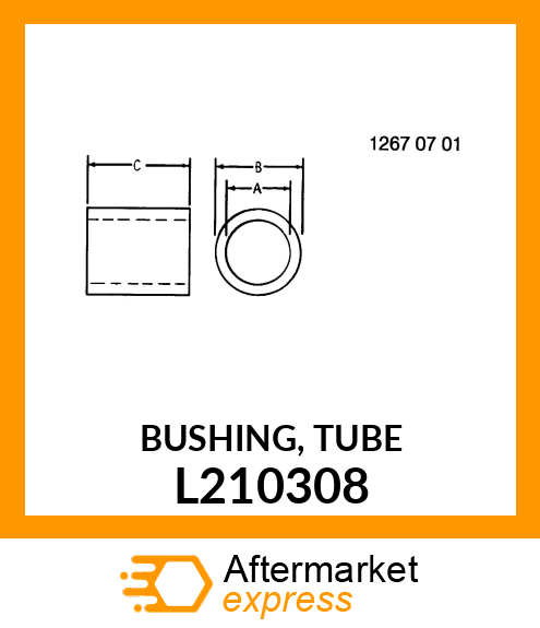 BUSHING, TUBE L210308