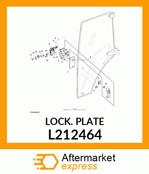 LOCK PLATE L212464