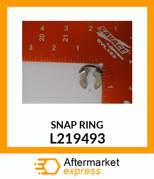 Snap Ring - SNAP RING L219493