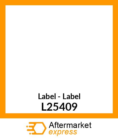 Label - Label L25409