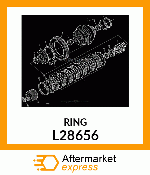 Piston Ring L28656