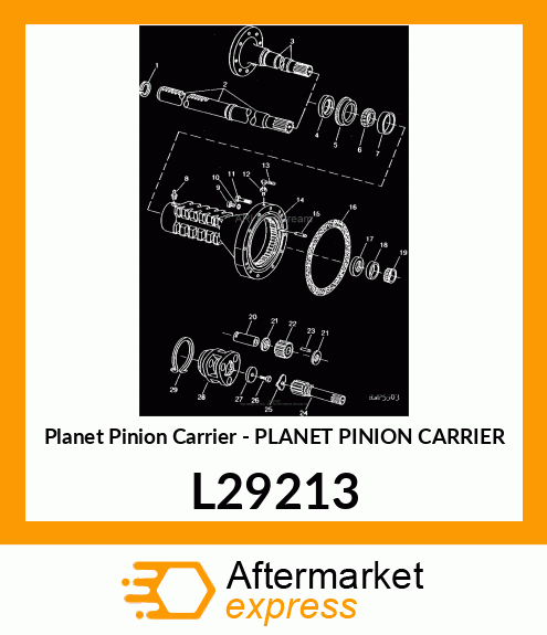 Planet Pinion Carrier - PLANET PINION CARRIER L29213