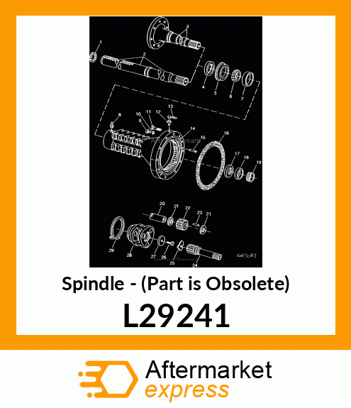 Spindle - (Part is Obsolete) L29241