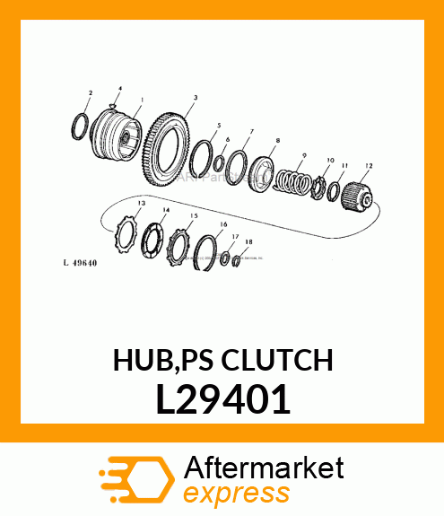 HUB,PS CLUTCH L29401