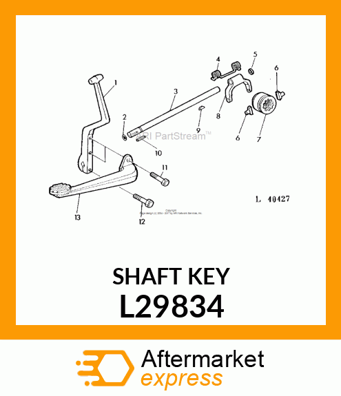 SHAFT KEY L29834