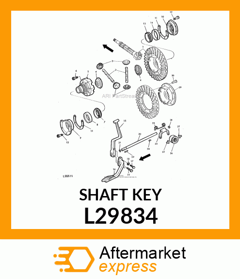 SHAFT KEY L29834