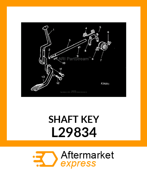 SHAFT KEY L29834