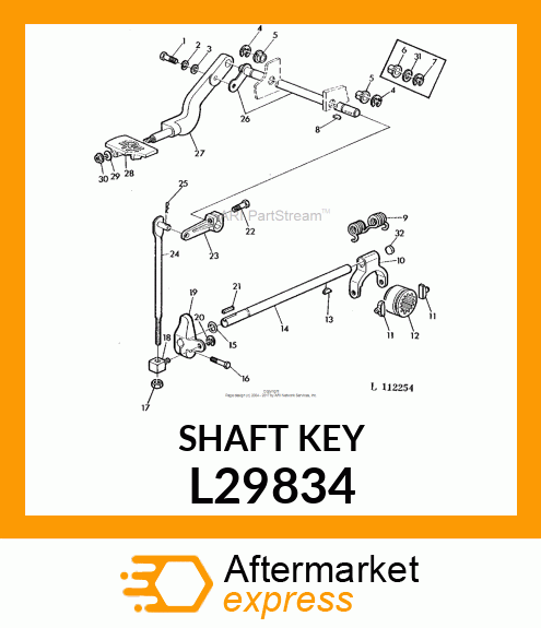 SHAFT KEY L29834