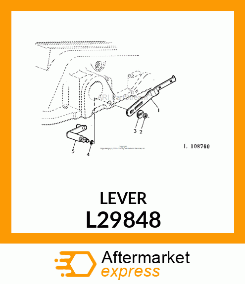 Lever L29848