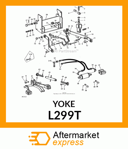 YOKE ,ADJUSTABLE L299T