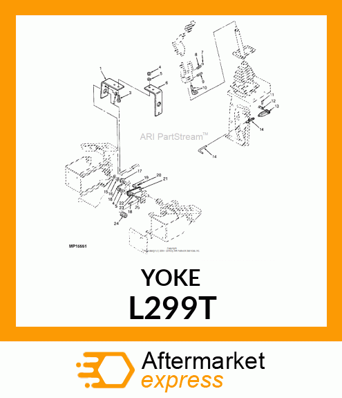 YOKE ,ADJUSTABLE L299T