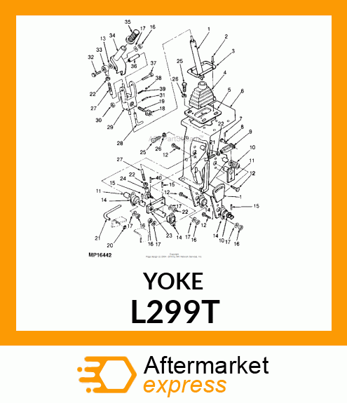 YOKE ,ADJUSTABLE L299T