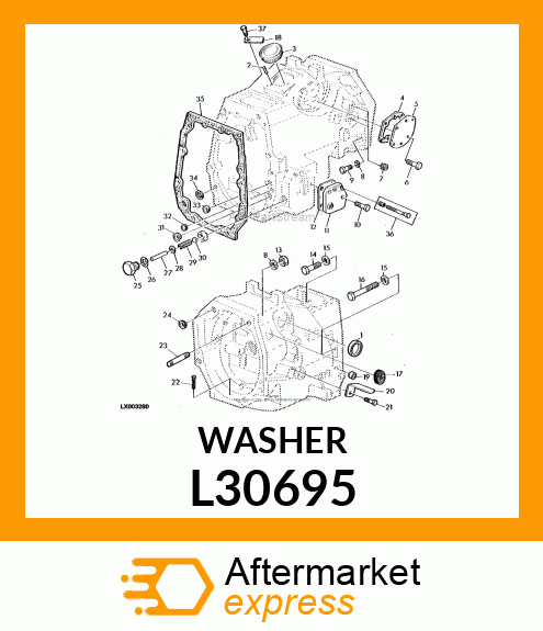 WASHER, WASHER L30695