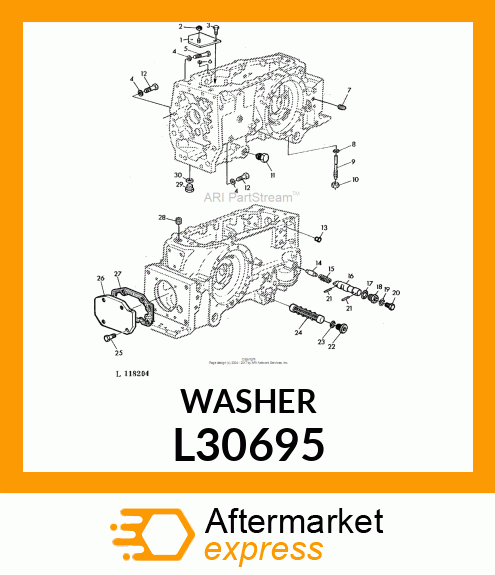 WASHER, WASHER L30695