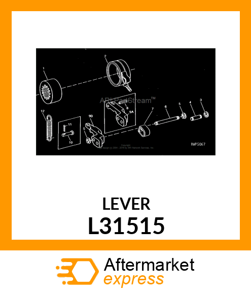 LEVER, BRAKE OPERATING L31515