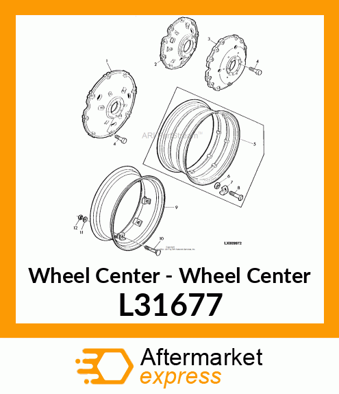 Wheel Center L31677