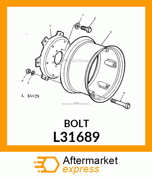 SCREW, WHEEL 10.9 L31689