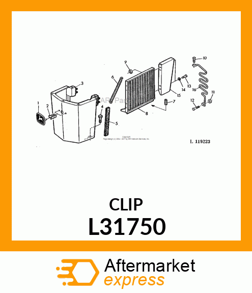 CLIP (Pack Qty 10) L31750