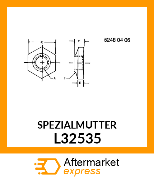 SPEZIALMUTTER L32535