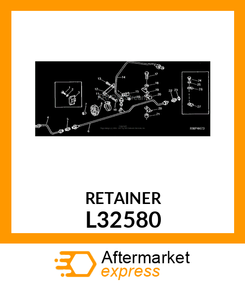 RETAINER L32580