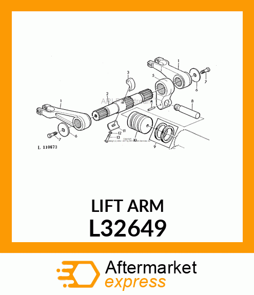 LIFT ARM L32649