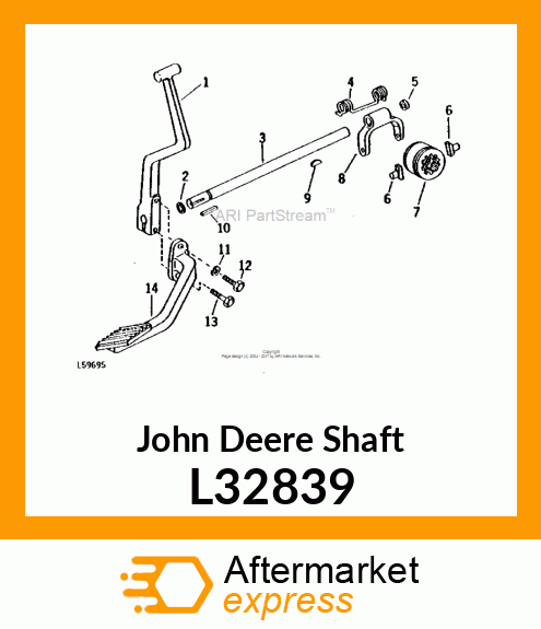 SHAFT, DIFFERENTIAL LOCK L32839