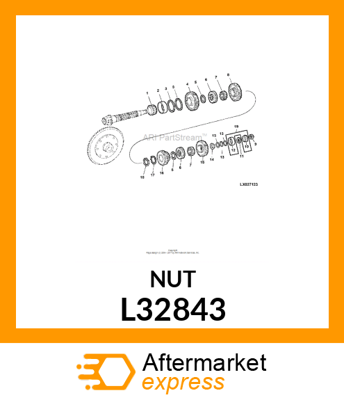 NUT, EYE L32843