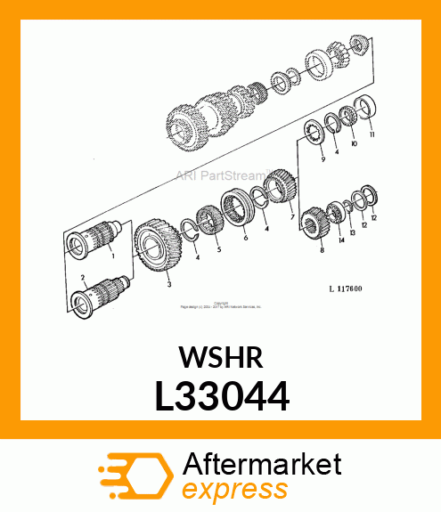 THRUST WASHER L33044