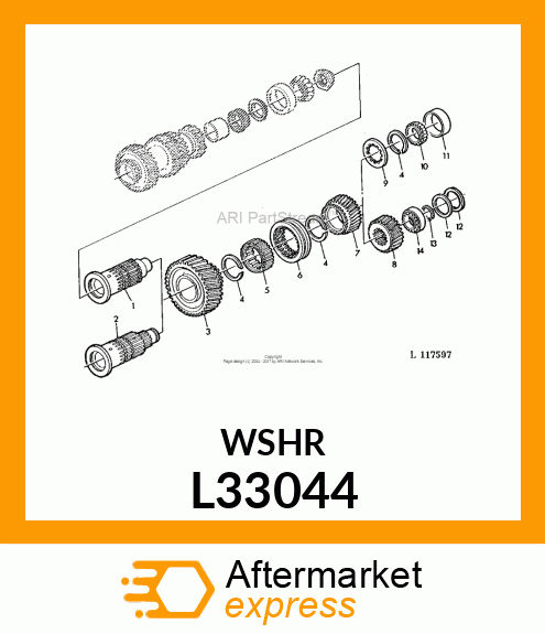 THRUST WASHER L33044