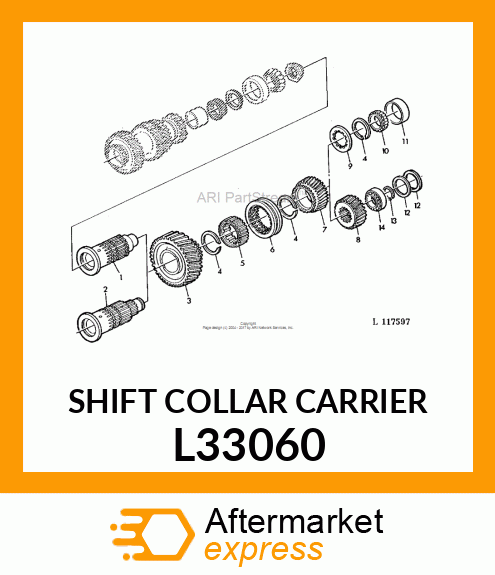 SHIFT COLLAR CARRIER L33060