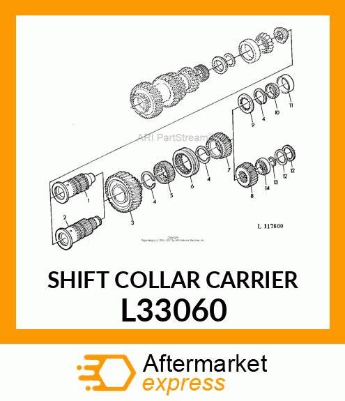 SHIFT COLLAR CARRIER L33060