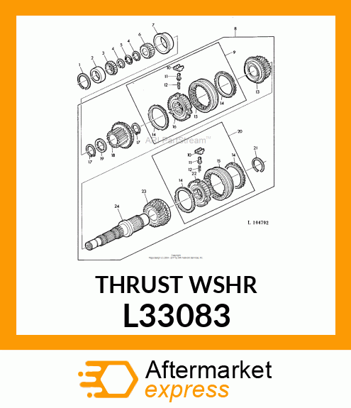 THRUST WASHER L33083