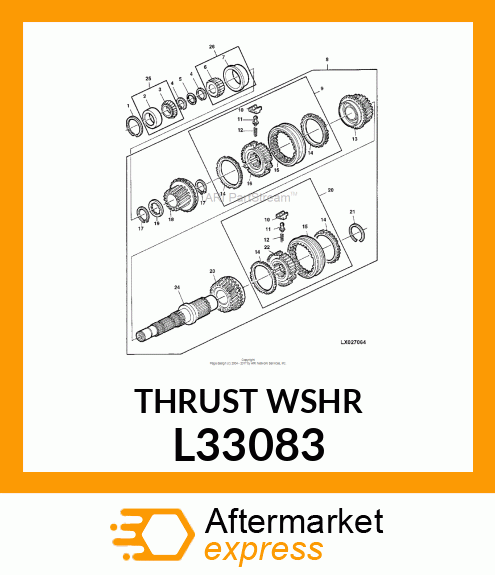 THRUST WASHER L33083