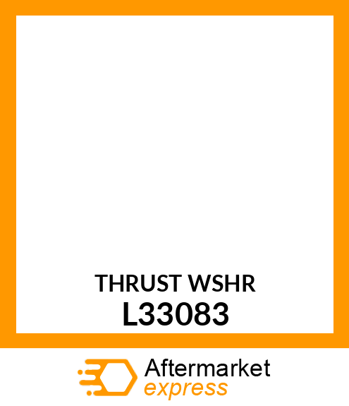 THRUST WASHER L33083