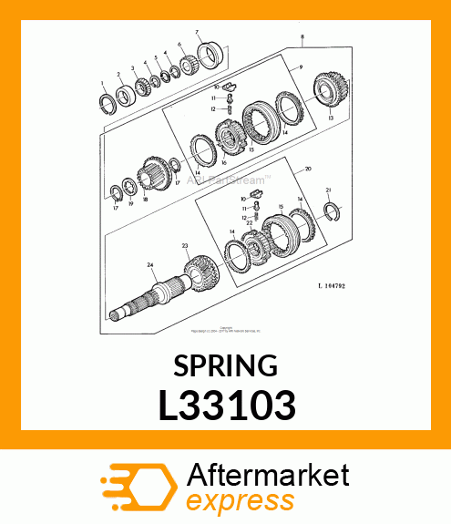 SPRING L33103