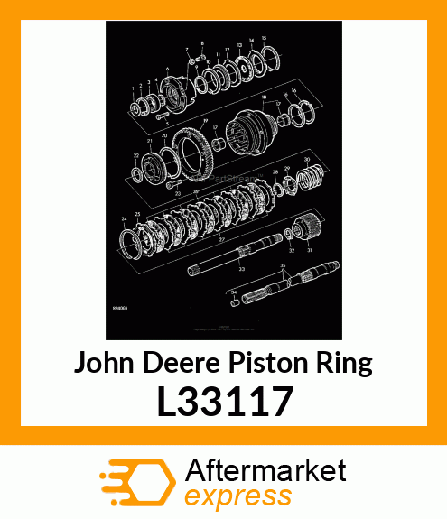 PISTON RING L33117