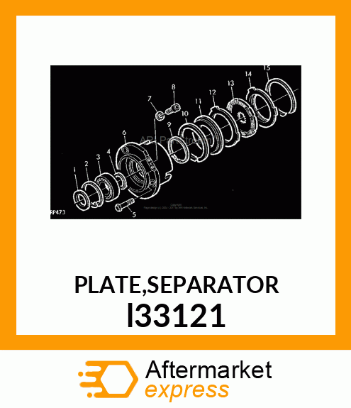 PLATE,SEPARATOR l33121