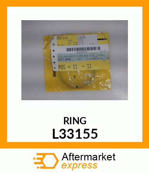 RING, SEALING L33155