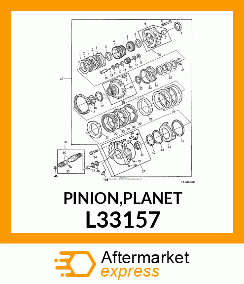 PINION,PLANET L33157