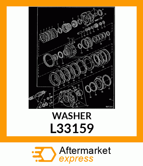 WASHER,THRUST L33159