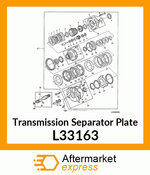 PLATE,SEPARATOR L33163