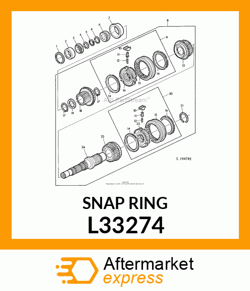 SNAP RING L33274