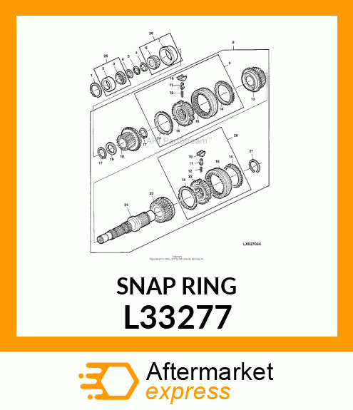 SNAP RING L33277