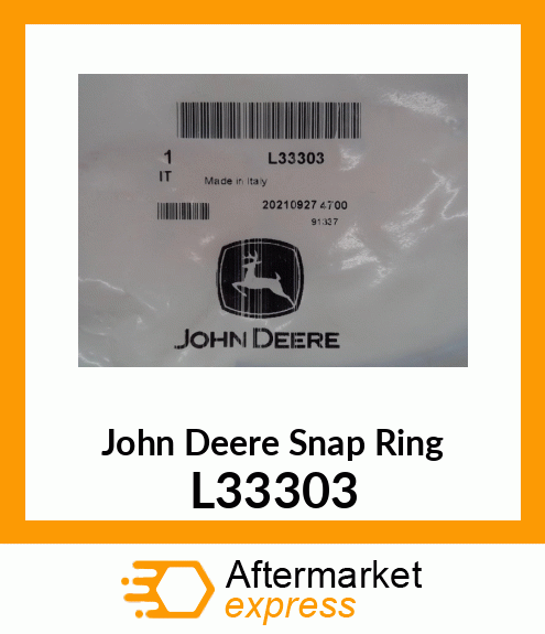 SNAP RING L33303