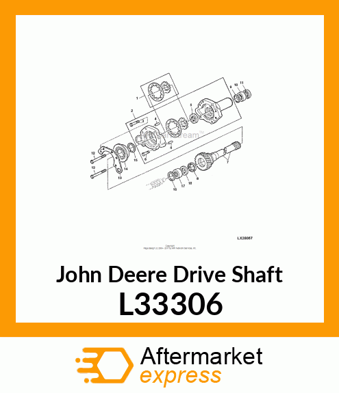 DRIVE SHAFT L33306