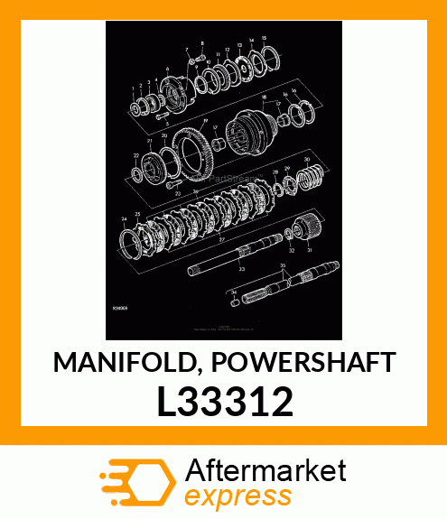 MANIFOLD, POWERSHAFT L33312