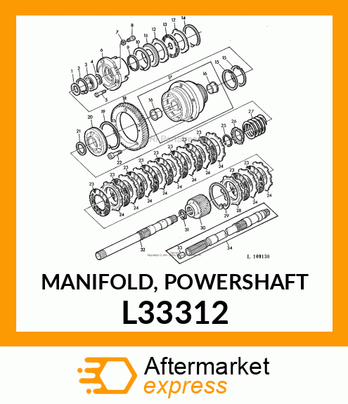 MANIFOLD, POWERSHAFT L33312