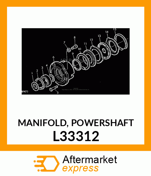 MANIFOLD, POWERSHAFT L33312