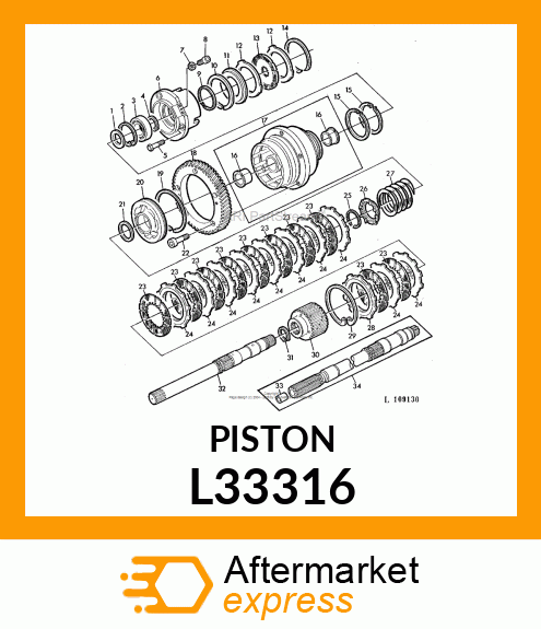 PISTON L33316